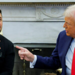U.S. President Donald Trump meets with Ukrainian President Volodymyr Zelenskyy at the White House in Washington, D.C., U.S., February 28, 2025. REUTERS/Brian Snyder