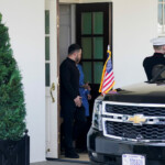 Ukrainian President Volodymyr Zelenskyy departs after a press conference with U.S. President Donald Trump was canceled following their Oval Office meeting at the White House in Washington, D.C., U.S., February 28, 2025. REUTERS/Nathan Howard