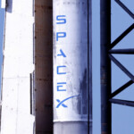 SpaceX's Falcon 9 rocket, is prepared for carrying NASA's Crew-10 astronauts to the International Space Station at the Kennedy Space Center in Cape Canaveral, Florida, U.S., March 14, 2025. REUTERS/Joe Skipper
