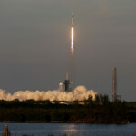 SpaceX's Falcon 9 rocket lifts off, carrying NASA's Crew-10 astronauts to the International Space Station at the Kennedy Space Center in Cape Canaveral, Florida, U.S., March 14, 2025. REUTERS/Joe Skipper