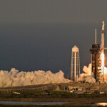 A SpaceX Falcon 9 rocket carrying a crew of four lifts off from Launch Complex 39-A on its way to the International Space Station in Cape Canaveral, Florida, U.S., March 14, 2025. REUTERS/Steve Nesius
