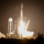 SpaceX's Falcon 9 rocket is launched, carrying four commercial astronauts into a 90-degree inclination polar orbit on the Fram2 mission at the Kennedy Space Center in Cape Canaveral, Florida, U.S., March 31, 2025. REUTERS/Joe Skipper
