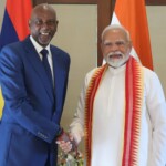 PM Narendra Modi met with Leader of Opposition Georges Pierre Lesjongard of Mauritius
