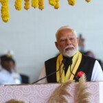 Mauritius President Dharambeer Gokhool conferred the Grand Commander of the Order of the Star and Key of the Indian Ocean on PM Narendra Modi