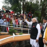 PM Narendra Modi offered prayers at the revered Ganga Talao in Mauritius, and immersed the holy water from the Triveni Sangam at the Mahakumbh Mela in Prayagraj