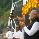 PM Narendra Modi offered prayers at the revered Ganga Talao in Mauritius, and immersed the holy water from the Triveni Sangam at the Mahakumbh Mela in Prayagraj