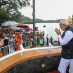 PM Narendra Modi offered prayers at the revered Ganga Talao in Mauritius, and immersed the holy water from the Triveni Sangam at the Mahakumbh Mela in Prayagraj