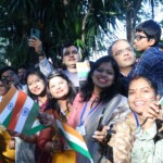 PM Modi receives a warm welcome from the Indian community in Mauritius