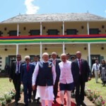 PM Narendra Modi visits Sir Seewoosagur Ramgoolam Botanical Garden with Mauritius PM Dr Navinchandra Ramgoolam
