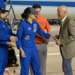 NASA’s SpaceX Crew 9 touched down at Johnson Space Center’s Ellington Field in Houston