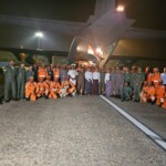 Another C130 aircraft landed in the capital city Nay Pyi Taw, Myanmar with 38 personnel of NDRF & 10 tonnes of relief material. (Source: MEA)
