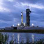 Falcon 9 and Dragon rolled out to the pad at 39A in Florida. (Source: @SpaceX via X) fram2 mission