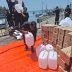 INS Karmuk and LCU 52 are headed for Yangon with 30 tonnes of disaster relief and medical supplies. (Source: MEA)