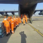 IAF C-130J departs for Mandalay from Delhi this morning carrying 16 tonnes of essential humanitarian aid, rice and essential food items. (Source: MEA)