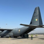 IAF C-130J departs for Mandalay from Delhi this morning carrying 16 tonnes of essential humanitarian aid, rice and essential food items. (Source: MEA)