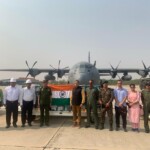 An IAF C-130 flight comprising of 16 tonnes of relief material landed in Mandalay. The consignment was handed over to Lt Gen Myo Mow Aung & other dignitaries of Myanmar. (Source: MEA)