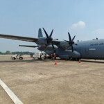 First tranche of humanitarian aid from India reached the Yangon Airport in Myanmar. (Source: MEA)