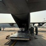 First tranche of humanitarian aid from India reached the Yangon Airport in Myanmar. (Source: MEA)