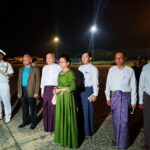 A C130 flight with 80 member NDRF search and rescue team has landed in Nay Pyi Taw.They were received by Amb Abhay Thakur & Amb Maung Maung Lynn of MoFA Myanmar. (Source: MEA)