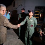 A C130 flight with 80 member NDRF search and rescue team has landed in Nay Pyi Taw.They were received by Amb Abhay Thakur & Amb Maung Maung Lynn of MoFA Myanmar. (Source: MEA)