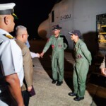 A C130 flight with 80 member NDRF search and rescue team has landed in Nay Pyi Taw.They were received by Amb Abhay Thakur & Amb Maung Maung Lynn of MoFA Myanmar. (Source: MEA)