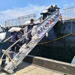 INS Karmuk and LCU 52 are headed for Yangon with 30 tonnes of disaster relief and medical supplies.