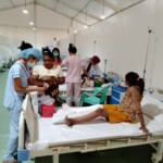 Patients attended to by Field Hospital, including for surgeries