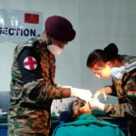 Patients attended to by Field Hospital, including for surgeries