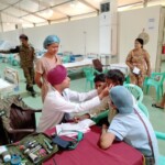 Patients attended to by Field Hospital, including for surgeries