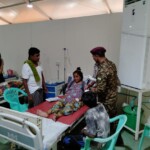 Patients attended to by Field Hospital, including for surgeries