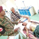 Patients attended to by Field Hospital, including for surgeries