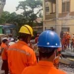 NDRF team worked at Hla Thein Monastery & Gangaghat Mandir.