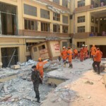 NDRF team worked at Hla Thein Monastery & Gangaghat Mandir.
