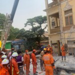 NDRF team worked at Hla Thein Monastery & Gangaghat Mandir.