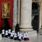 Members of the clergy attend the funeral Mass of Pope Francis, at the Vatican, April 26, 2025. REUTERS/Kai Pfaffenbach
