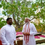 PM Narendra Modi along with Sri Lankan President Anura Kumara Dissanayake visited the sacred Jaya Sri Maha Bodhi temple in Anuradhapura.