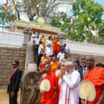 PM Narendra Modi along with Sri Lankan President Anura Kumara Dissanayake visited the sacred Jaya Sri Maha Bodhi temple in Anuradhapura.