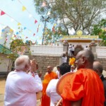 PM Narendra Modi along with Sri Lankan President Anura Kumara Dissanayake visited the sacred Jaya Sri Maha Bodhi temple in Anuradhapura.