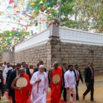 PM Narendra Modi along with Sri Lankan President Anura Kumara Dissanayake visited the sacred Jaya Sri Maha Bodhi temple in Anuradhapura.