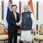 PM Narendra Modi met with Thaksin Shinawatra, the former Prime Minister of Thailand.