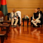 PM Narendra Modi met Bangladesh's Chief Adviser Muhammad Yunus on the sidelines of sixth BIMSTEC Summit in Bangkok, Thailand, April 4, 2025 (PIB) Bangladesh Yunus Modi