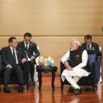 PM Narendra Modi met Senior General Min Aung Hlaing of Myanmar on the sidelines of the BIMSTEC Summit in Bangkok.