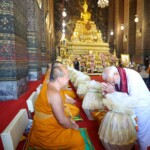 PM Narendra Modi along with Thailand PM Paetongtarn Shinawatra visited the Wat Phra Chetuphon Wimonmangkalaram Ratchaworamahawihan- the Wat Pho historic shrine of Reclining Buddha