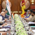 PM Narendra Modi held a productive meeting with Sri Lankan President Anura Kumara Dissanayake, at the Presidential Secretariat in Colombo.