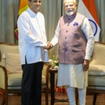 PM Narendra Modi met Sri Lanka’s Leader of the Opposition Sajith Premadasa.