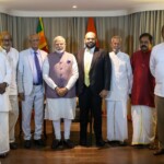 PM Narendra Modi met the leaders of the Tamil community of Sri Lanka.