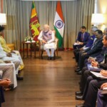 PM Narendra Modi interacted with the leaders of Indian Origin Tamil community in Colombo.