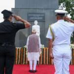 PM Narendra Modi paid his respects at the ‘Indian Peace Keeping Force (IPKF) Memorial’ in Sri Jayawardenapura Kotte, near Colombo