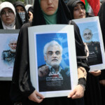 People attend an anti-Israeli protest following the Israeli strikes on Iran, in Tehran, Iran, June 13, 2025. Majid Asgaripour/WANA (West Asia News Agency) via REUTERS