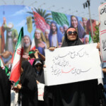 People attend an anti-Israeli protest following the Israeli strikes on Iran, in Tehran, Iran, June 13, 2025. Majid Asgaripour/WANA (West Asia News Agency) via REUTERS